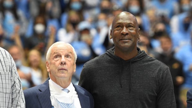 Former UNC basketball guard Michael Jordan